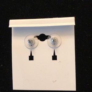 Merx Jewelry - Merx Clear Stud Earrings Merx Jewelry - Merx Clear Stud Earrings
